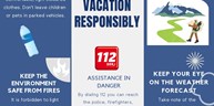 Enjoy your vacation responsibly